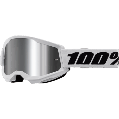 STRATA 2 GOGGLE WHITE MIRROR SILVER LENS