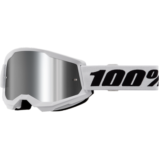 STRATA 2 GOGGLE WHITE MIRROR SILVER LENS