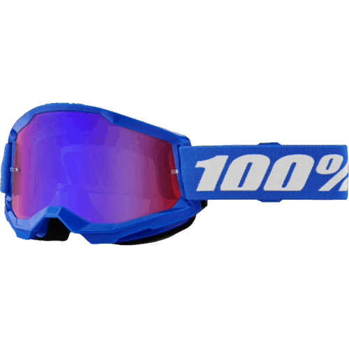 STRATA 2 JUNIOR GOGGLE BLUE MIRROR RED/BLUE LENS