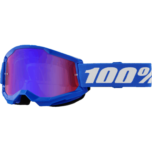 STRATA 2 JUNIOR GOGGLE BLUE MIRROR RED/BLUE LENS