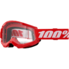 STRATA 2 JUNIOR GOGGLE RED CLEAR LENS