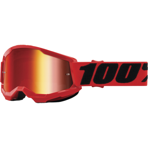 STRATA 2 JUNIOR GOGGLE RED MIRROR RED LENS