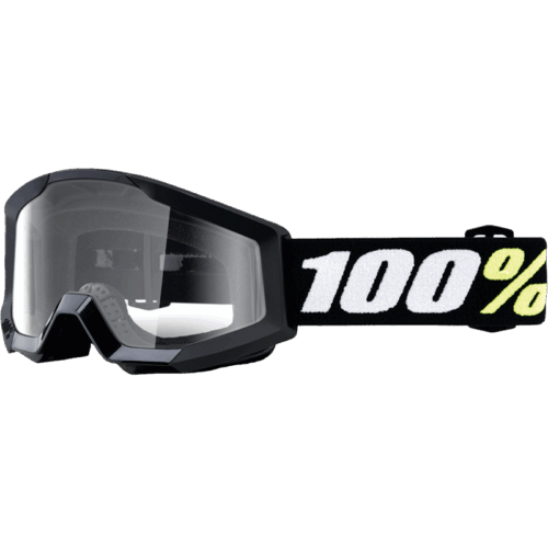 STRATA MINI GOGGLE BLACK CLEAR LENS