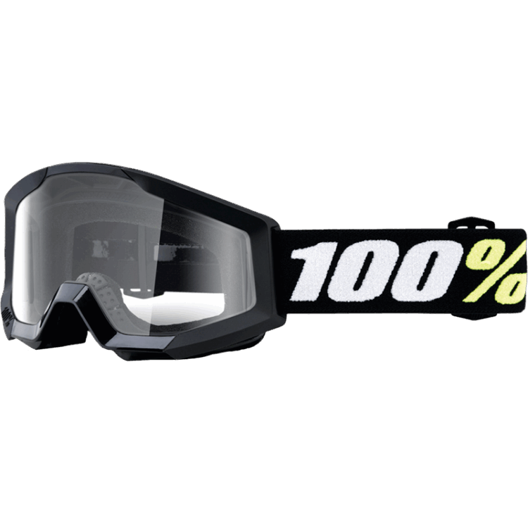 STRATA MINI GOGGLE BLACK CLEAR LENS