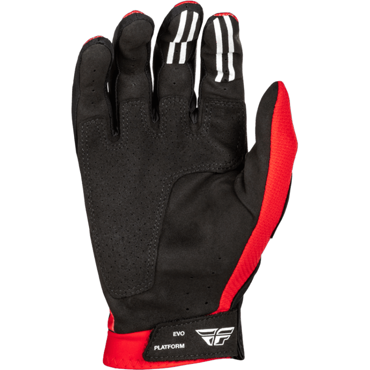 EVOLUTION  DST GLOVES RED/WHITE/BLACK - Image 3