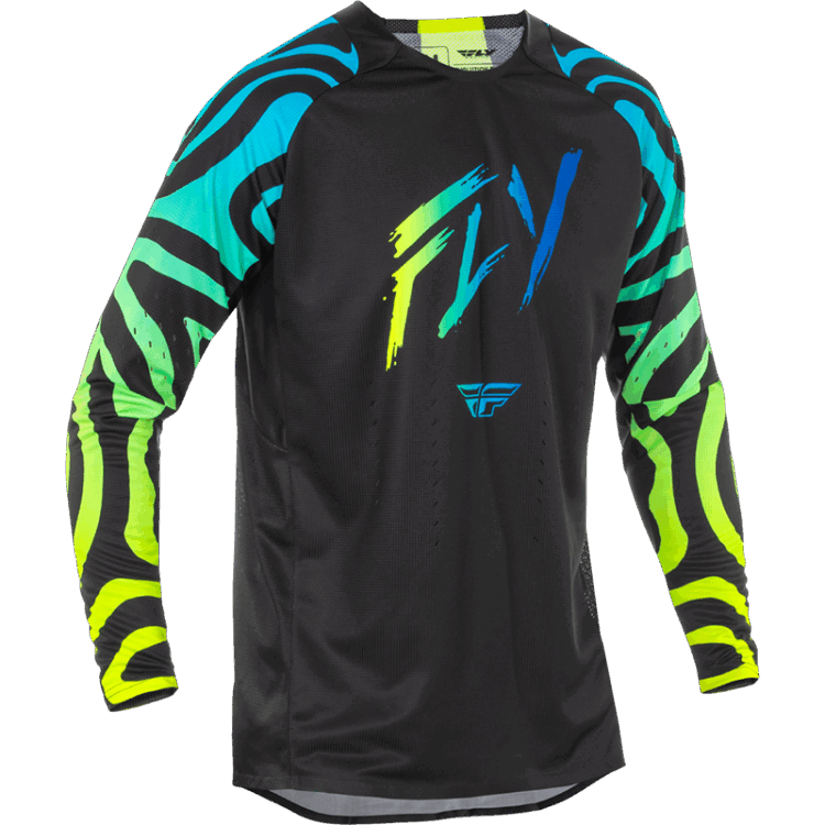 EVOLUTION  DST ZEN JERSEY BLACK/BLUE/HI-VIS