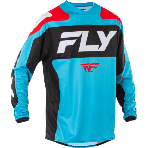 F-16 JERSEY CYAN/BLACK/WHITE
