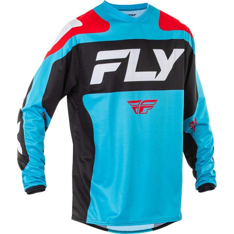 F-16 JERSEY CYAN/BLACK/WHITE