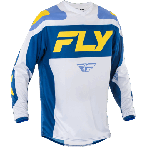 F-16 JERSEY WHITE/DARK BLUE/YELLOW