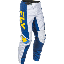 F-16 PANTS WHITE/DARK BLUE/YELLOW SZ