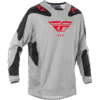 KINETIC SYM JERSEY LIGHT GREY/RED/BLACK