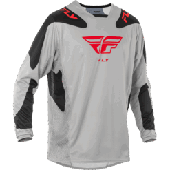 KINETIC SYM JERSEY LIGHT GREY/RED/BLACK