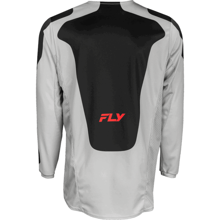 KINETIC SYM JERSEY LIGHT GREY/RED/BLACK - Image 3