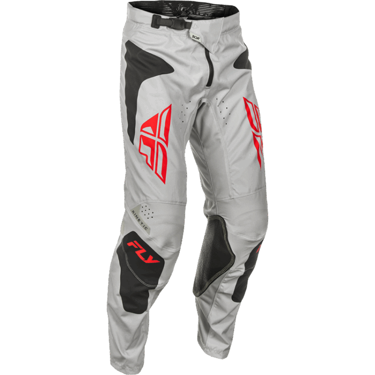 KINETIC SYM PANTS LIGHT GREY/RED/BLACK SZ