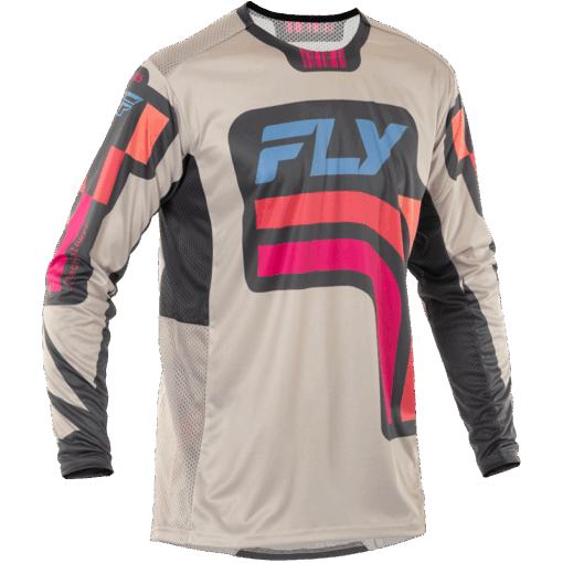 LITE VICE JERSEY LIGHT GREY/PINK/CORAL - Image 2