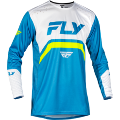 RAYCE BICYCLE JERSEY BLUE/WHITE/LIME GREEN