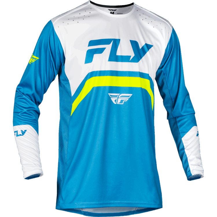 RAYCE BICYCLE JERSEY BLUE/WHITE/LIME GREEN