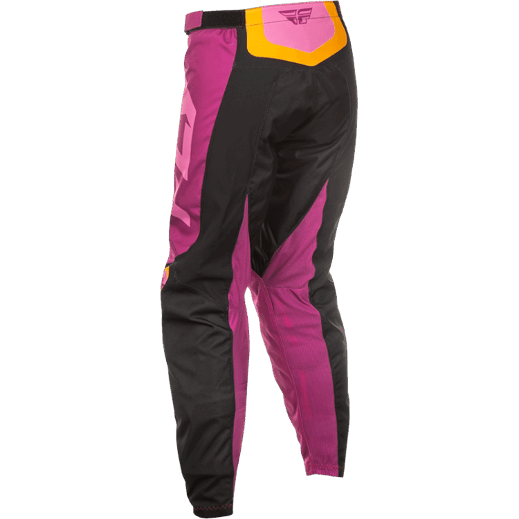 WOMEN'S F-16 PANTS BLACK/MAUVE/YELLOW SZ - Image 3