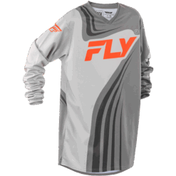 YOUTH F-16 JERSEY GREY/ORANGE