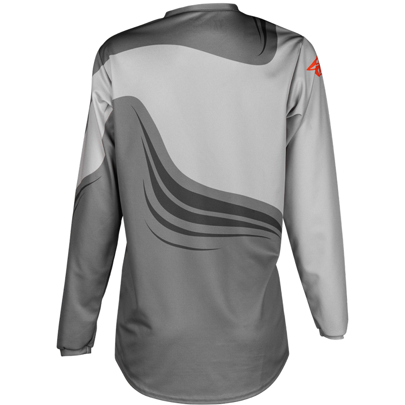 YOUTH F-16 JERSEY GREY/ORANGE - Image 3