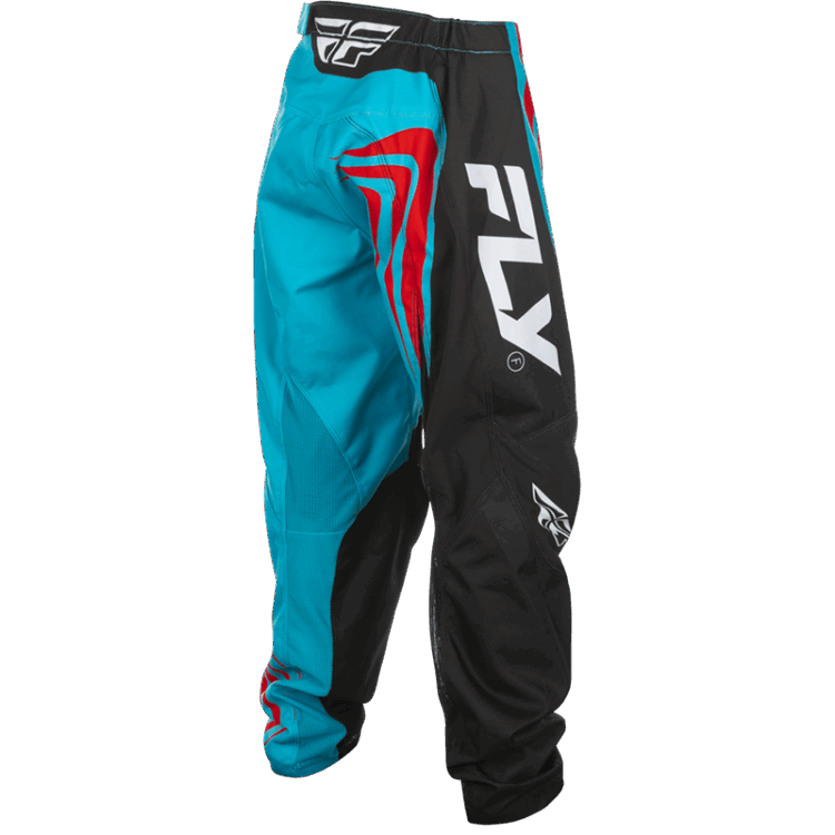 YOUTH F-16 PANTS CYAN/BLACK/RED SZ - Image 4