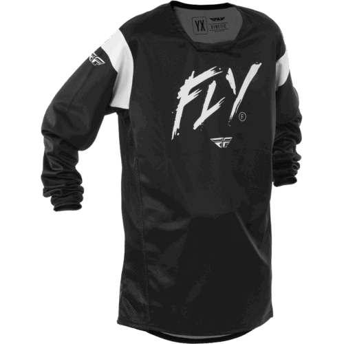 YOUTH KINETIC STOKE JERSEY BLACK/WHITE