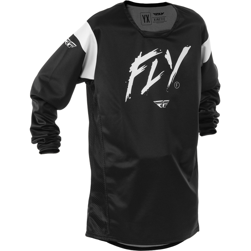 YOUTH KINETIC STOKE JERSEY BLACK/WHITE - Image 2