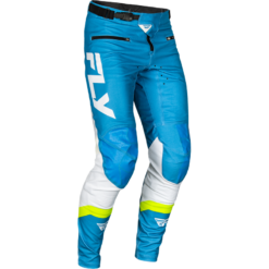 YOUTH RAYCE BICYCLE PANTS BLUE/WHITE/LIME GREEN SZ