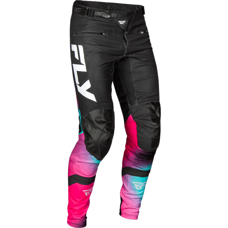 YOUTH RAYCE BICYCLE PANTS FUSCHIA/BLACK/TEAL SZ