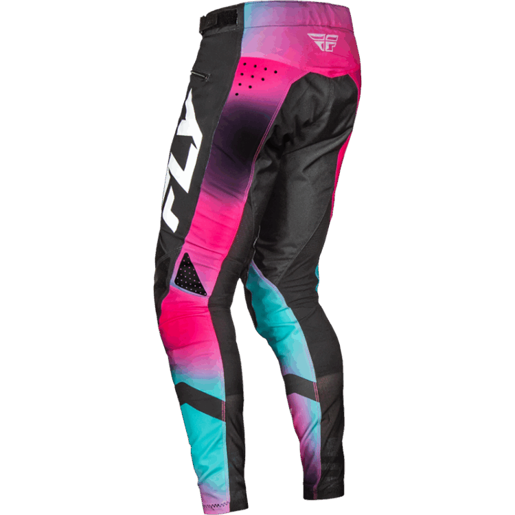 YOUTH RAYCE BICYCLE PANTS FUSCHIA/BLACK/TEAL SZ - Image 3