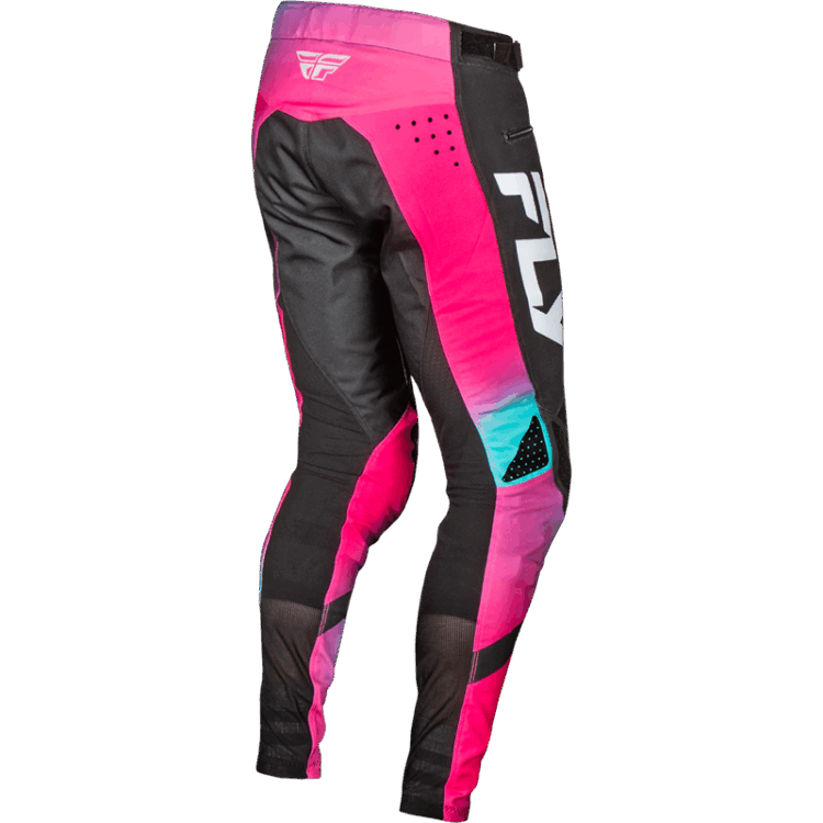 YOUTH RAYCE BICYCLE PANTS FUSCHIA/BLACK/TEAL SZ - Image 4