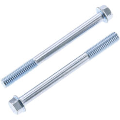 8MM HEX HEAD FLANGE BOLT 6X1.0X0X65MM 10/PK