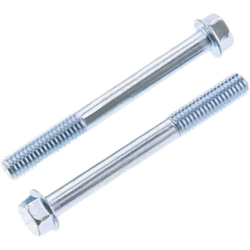 8MM HEX HEAD FLANGE BOLT 6X1.0X55MM 10/PK