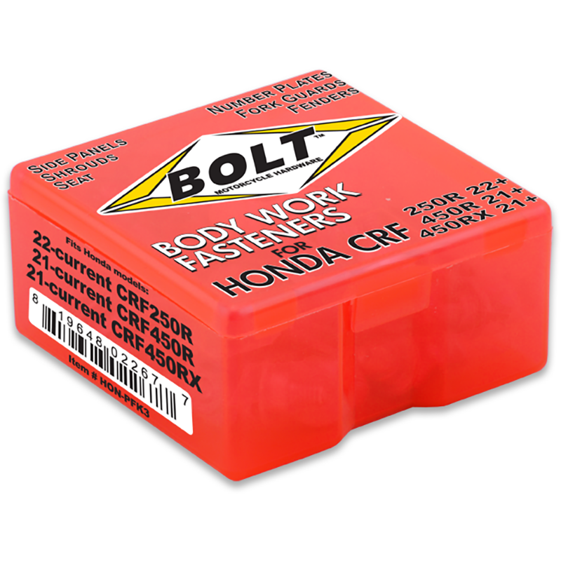 Fastener (kit de tornillos) BOLT Honda CRF450RX CRF450R CRF250R 2021-2025 HON-PFK3