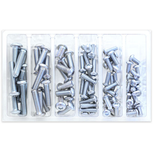 BUTTON HEAD ALLEN BOLT ASSORTMENT 90 PIECE KIT