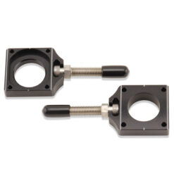 CHAIN ADJUSTER BLOCKS BLACK KXF Kawasaki KX250F KX450F 2016-2019