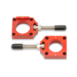 CHAIN ADJUSTER BLOCKS  RED Honda CRF450RX CRF450R CRF250R CRF250X CRF450X CR125R CR250R 2002-2019
