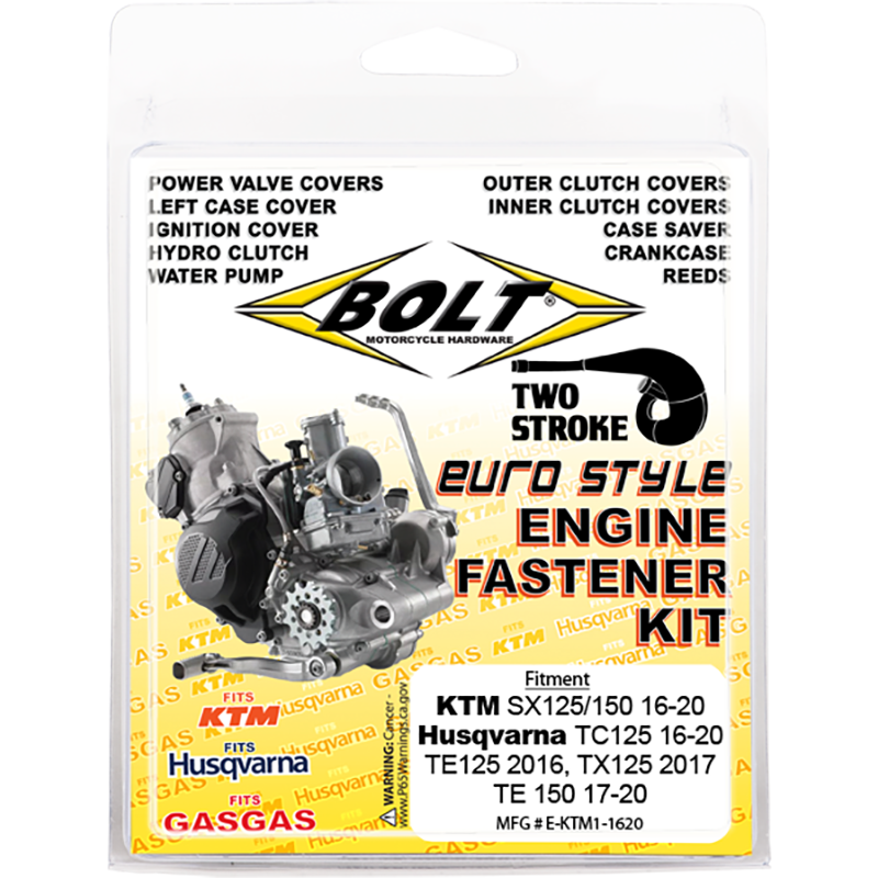 Fastener (kit de tornillos) BOLT Husqvarna KTM Gas-Gas TE 150 TC 125 TE 125 125 SX 150 SX TE 150i T