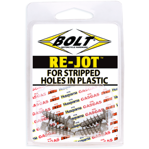 EURO RE-JOT  BODY PANEL SCREWS FOR STRIPPED HOLES IN PLASTICS