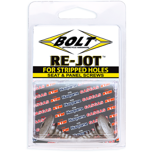 EURO RE-JOT  SEAT/PANEL SCREWS FOR STRIPPED HOLES IN PLASTICS