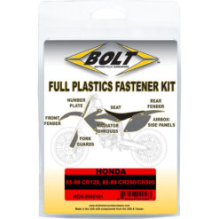 FULL PLASTIC FASTENER  Honda CR500R CR125R CR250R 1985-1990