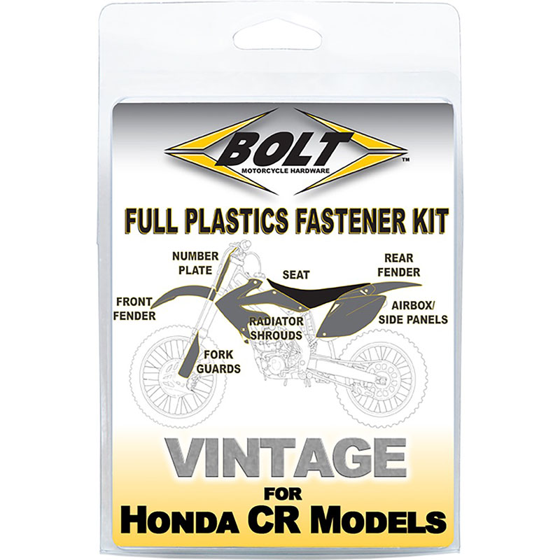 Full Pla (kit de tornillos) BOLT Honda CR500R 1990-2001 HON-9001103