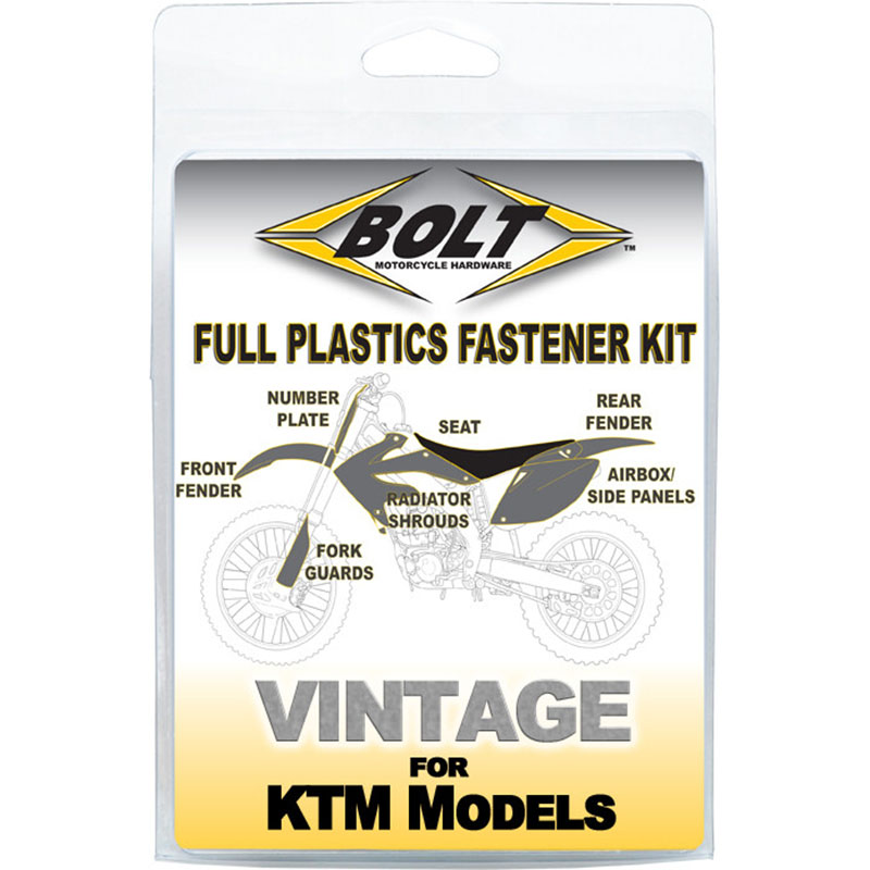 Full Pla (kit de tornillos) BOLT KTM 250 SX 125 Exc 125 SX 200 Exc 250 EXC 300 EXC 200 Sx 380 Exc 3