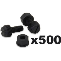 LICENSE PLATE BOLTS 500/PK W/NUTS