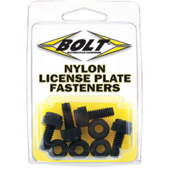 LICENSE PLATE BOLTS/NUTS 4/PK