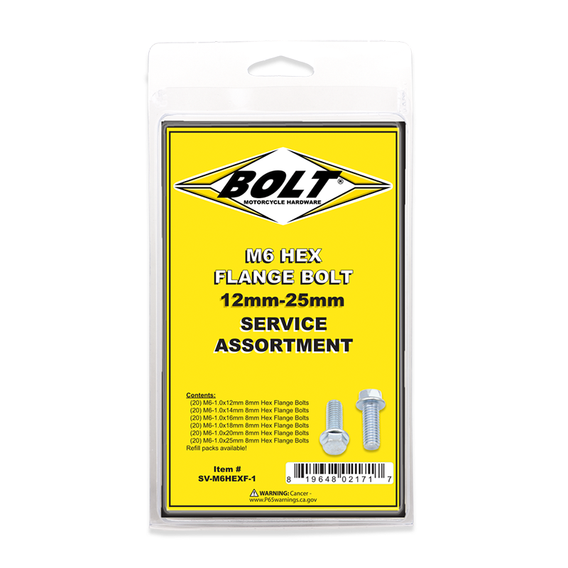M6 8mm H (kit de tornillos) BOLT SV-M6HEXF-1