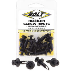 M6 SCREW RIVET KIT 10/PK