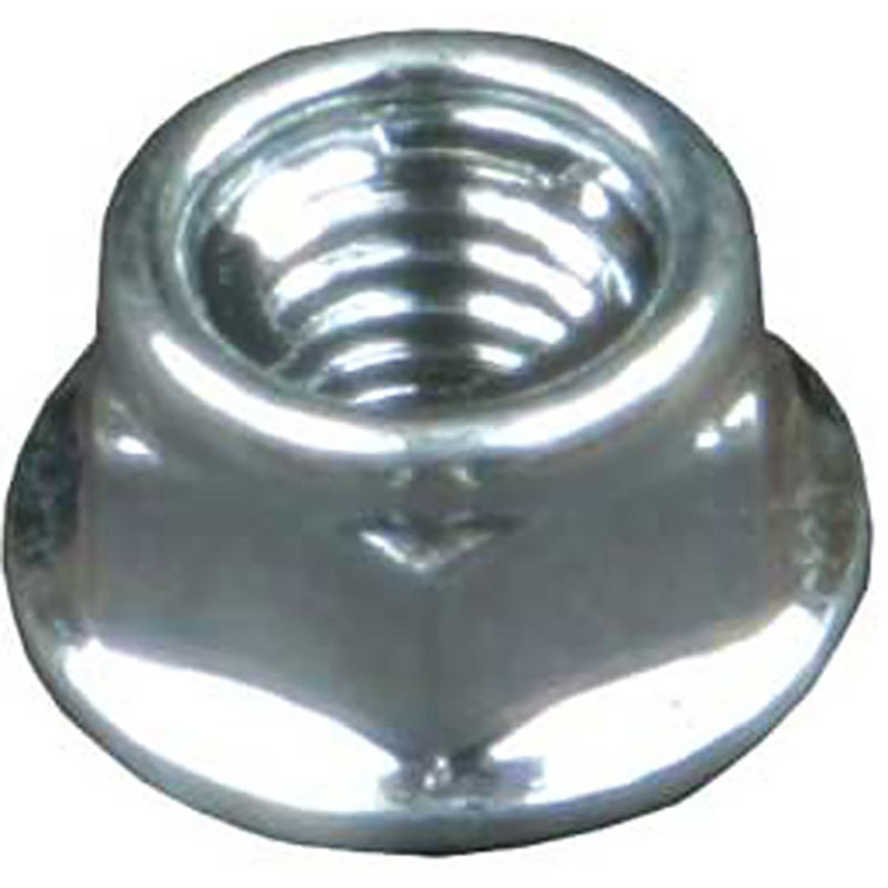 NON-SERRATED HEX FLANGE NUTS 6 X14MM 10/PK