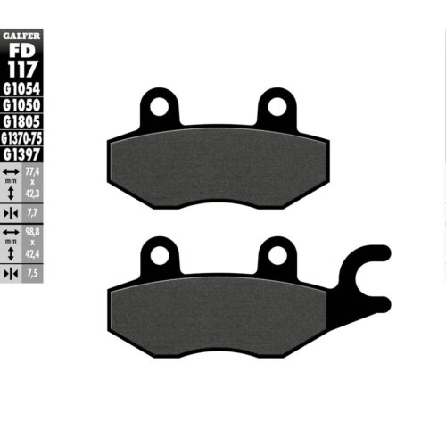 BRAKE PADS SEMI METALLIC FD117G1054 Kawasaki KRF 750 Teryx FI NRA Outdoors 09-09 Triumph Tiger 900 95-98 Kawasaki KRF 750 Teryx FI 4X4 09-13 Kawasaki KRF 750 Teryx FI 4X4 LE 09-11 Kawasaki KRF 750 Teryx FI 4X4 Sport 10-13 Triumph Tiger 1050