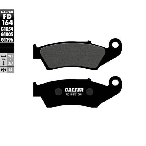 BRAKE PADS SEMI METALLIC FD164G1054 Suzuki RM-Z250 04-21 Suzuki RM-Z450 05-21 Suzuki DR-Z400S 00-17 Suzuki DR-Z400SM 05-17 Suzuki DR650SE 96-17 Suzuki RM250 96-08 Suzuki DR-Z250 01-07 Suzuki DR-Z400E 00-07 Suzuki RM125 96-08 Suzuki DR350SE